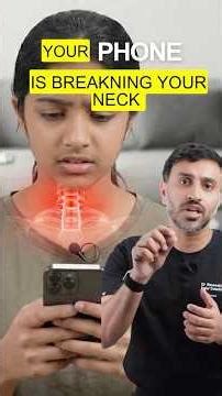 Stop Holding Your Phone Like This! 🛑 (Tech Neck Fix)