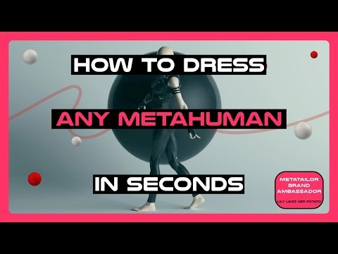 How to dress any metahuman in seconds for unreal engine UE5