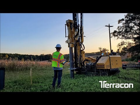 Terracon’s Solar Pile Driving and Testing Services