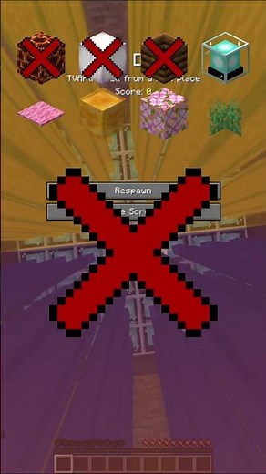 Fall Damage Vs Blocks #minecraft