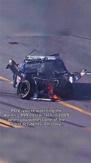 In 2009 Talladega’s final lap, Edwards’ car flipped into the fence after contact with Keselowski.