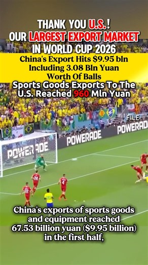 U.S. is China’s largest export market In World Cup 2026 #fyp #china #usa #export #worldcup2026
