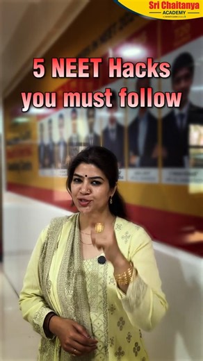 5 NEET hacks must follow Before Exam || STRATEGY TO BOOST YOUR SCORE! || ‪@SriChaitanyaAcademyNEET‬