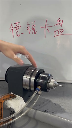 GAL high-precision pull-back collet chuck with internal support and external clamping lathe #chuck