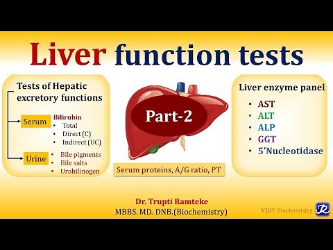 2: Liver Function Tests-Part 2| Organ Function Tests | Biochemistry | N'JOY Biochemistry