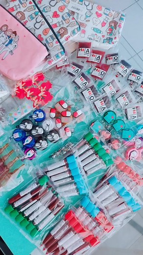 Stylish Medical-Themed Keychains and Badge Reels