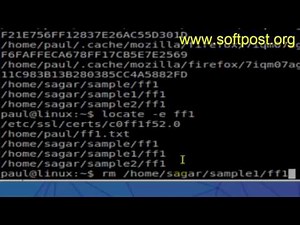 locate command examples in Linux