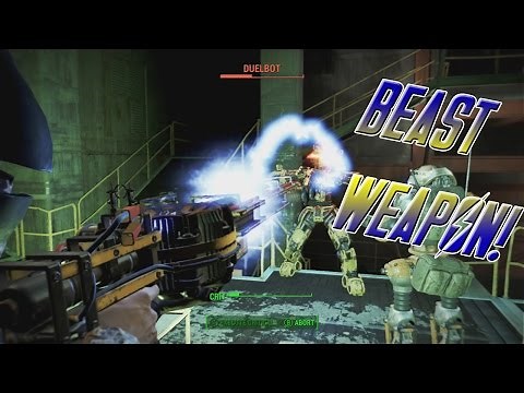 FALLOUT 4 Automatron: How To Make The Tesla Rifle One Of Your BEST WEAPONS!