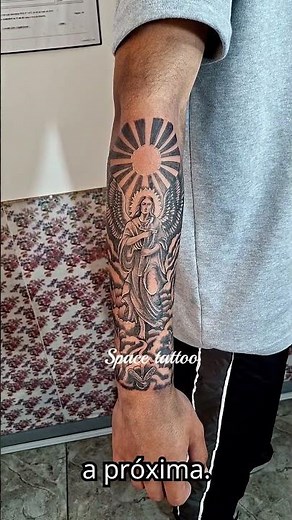 O Anjo no Meu Braço: Prova de Fé #TatuagemDeAnjo #AngelTattoo #FeNaPele #Tattoo #ArteNaPele