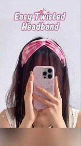 Easy Twisted Headband Sewing Tutorial #tips #tricks #sewing