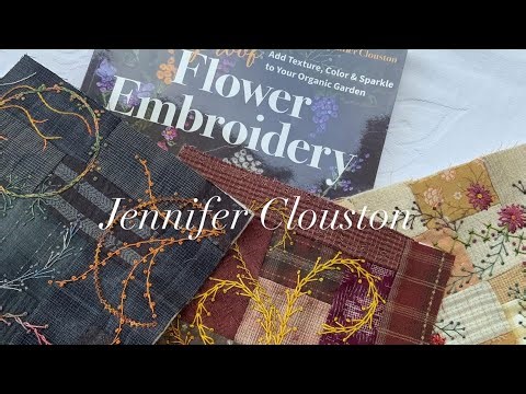 Chain stitch variations with the birds in the garden #embroiderytechnique #embroiderystitches