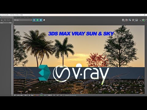 V-Ray sun and sky in 3ds max : beginners guide tutorial.