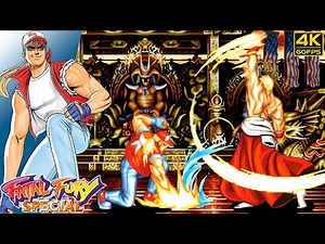 Fatal Fury Special - Terry (Arcade / 1993) 4K 60FPS