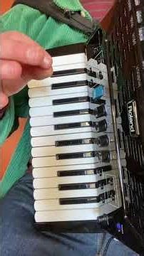 The A minor chord in under a minute #accordion #scales