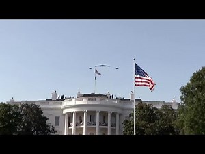 Fighter jets, B-2 bombers from Whiteman AFB fly over Trump bill signing