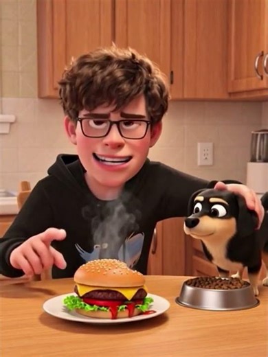 No Burger Safe! Hopper's Sneaky Heist – Sibling Rivalry 😈 #rescuedog