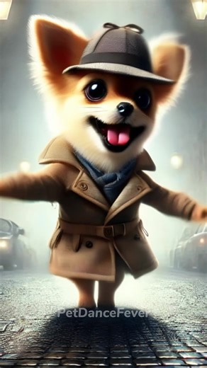 Dog Chihuahua Detective Costume - Pet Dance Fever#petdance #animaldance #funnypets #funnytiktok #animalcostume #funnydance #foryoupage❤️❤️ #dancingpetchallenge #animalsoftiktok #funnycostumes #funnyy #dogdance #chihuahua #dogsoftiktok