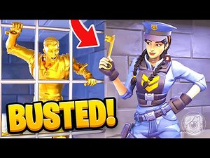 GOLDEN MIDAS PRISON ESCAPE! (Fortnite Cops & Robbers)