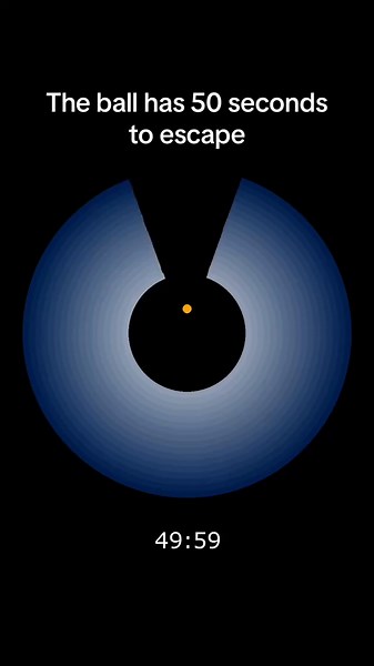 Can the Bouncing Ball Escape in 50 Seconds?