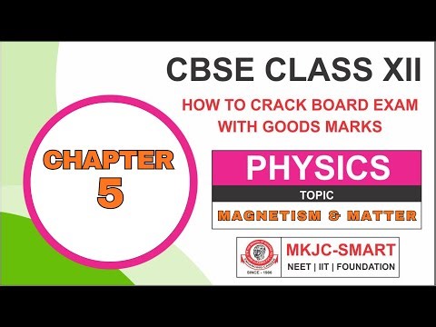 MK JAIN CLASSES | CHAPTER -5 | MAGNETISM & MATTER