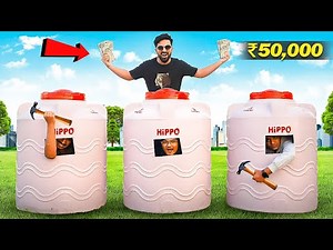 Unbreakable Water Tank Challenge With Hardest Punishment - Win $50000