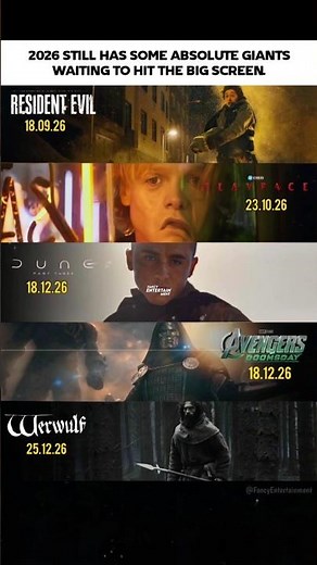 The Biggest Movies Still Coming to Theaters in 2026 🎬🔥 #shorts