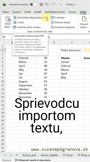 Chýba vám starý dobrý trojkrokový sprievodca importom textu? Aj mne chýbal, ale mám ho späť... 👩 Zuzana --- 💎 Viac užitočných fintičiek, ktoré vám ušetria čas, energiu i nervy pri práci s Excelom, nájdete vo Fintičkárni 🤩 ⤵⤵⤵ 👉 https://zuzanapogranova.sk/excel-fintickaren-online/ 💎 | Excelujme s Excelom