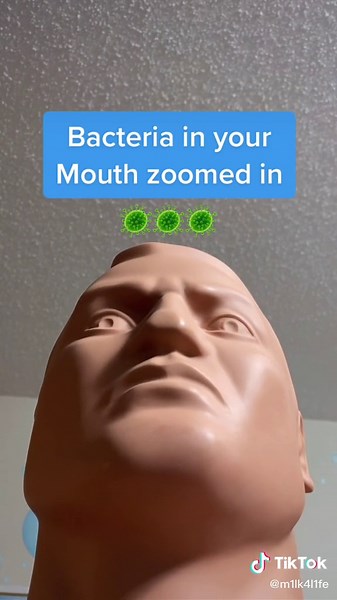 Zoomed-In View of Bacteria in Your Mouth