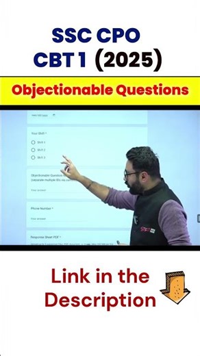 SSC CPO CBT 1 Objectionable Questions 2025 | By Sahil Madan Sir | Testbook Superpass #Superpass