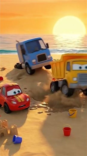 Toy Car Falls Into Water and Gets Stuck!