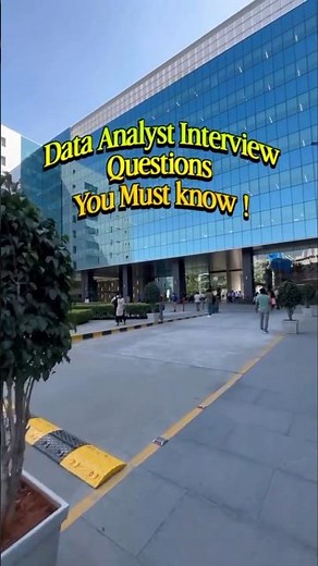 Data Analyst Interview Questions you must know
