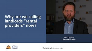 It’s International Tenants’ Day! Starting today, we’ll be rolling out a series of short videos with Tenants Victoria lawyer Ben Cording answering some key renters’ rights questions. Today — why does the law now call landlords “rental providers”?? (It’s actually a good reason. 👍) | Victorian Council of Social Service