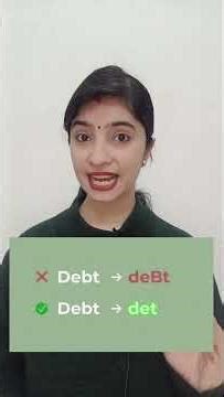 Silent Letter B 😲|Thumb, Comb, Debt|Pronunciation Mistakes #shorts #ytshorts #spokenenglish #viral