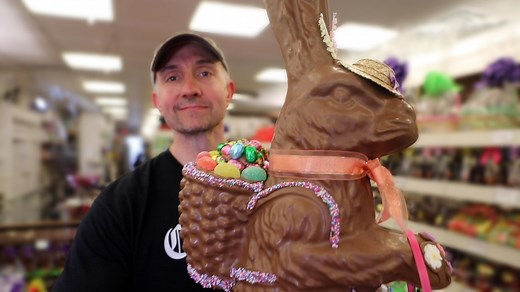 Check out this over-the-top, 320-ounce chocolate bunny just in time for Easter. That’s 20 pounds of chocolate bliss. Conrad's in Westwood has been tempting tastebuds with their delicious confections since 1928. Do you know some bunny who would LOVE this? | NJ.com