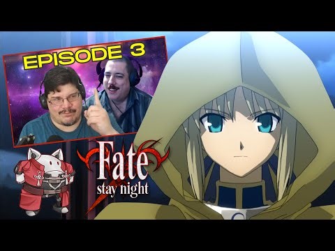 SFR: Fate/Stay Night (Episode 3) "Curtain Goes Up" REACTION!