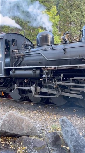 Outside frame Walschaerts valve gear #steamlocomotive #train #mechanical #historical #railroad