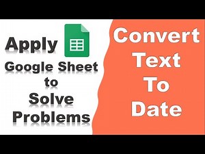 How to convert text to date