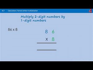 How to do Short Multiplication (2 digit number x 1 digit number)