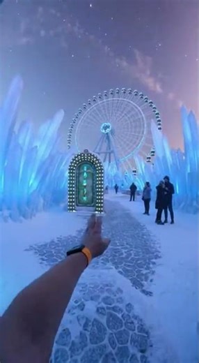 Walking Through a Multiverse Theme Park #POV #MultiversePark #PortalWorld #ThemeParkWalk