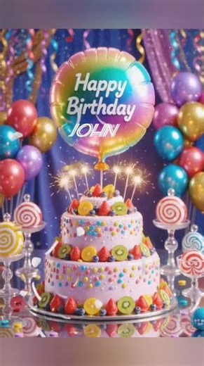 Happy Birthday John - Happy Birthday to you #happybirthdaysong #birthdaysonghub #shorts #birthday