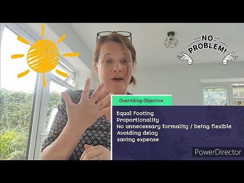 The Overriding Objective; How to be your own lawyer at UK Employment Tribunal