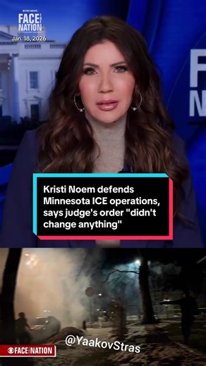 Kristi Noem Defends Minnesota Immigration Operations