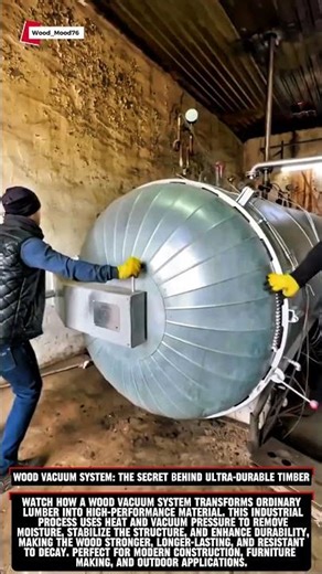 Wood Vacuum System: The Secret Behind Ultra-Durable Timber #woodworking #satisfying #wood