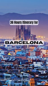 Explore the best of beautiful Barcelona in just 36 hours! 🕒✨ Discover world-class attractions, vibrant culture, and stunning architecture with this perfect itinerary for a magical Mediterranean getaway. 🇪🇸🌟 Day 1: - Afternoon: Explore Via Laietana and the Gothic Quarter, visiting the Cathedral of Santa Eulalia. ⛪️ - Evening: Enjoy the Magic Fountain show and dine at a nearby restaurant. 🍽️ - Night: Experience Barcelona's nightlife, with options like nightclubs or a Flamenco show. 💃🎶 Day 2