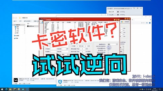 逆向外挂卡密软件全流程，付费软件如何逆向破解测试，全网最全教学【游戏安全，软件安全，网络安全，CTF比赛必备基础】小白软件破解反汇编逆向安全工程师2025最新