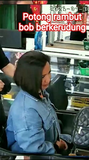 Potong rambut bob cantik berkerudung✂️💇‍♀️
