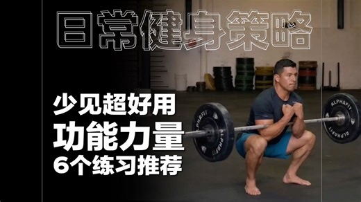 [中字]日常健身6个少见超好用功能力量练习推荐