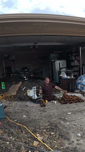 installing steel piers for foundation repair