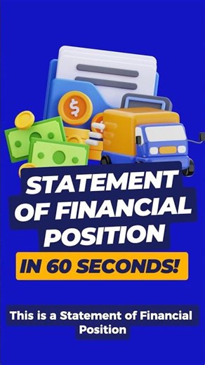 Statement of Financial Position Explained in 60 Seconds