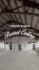 Making Barrel Ceilings the new 2025 Design Trend 🥇 Because yes, they’re timeless, but rare! In 1925 they built things slow and intentionally, pretty opposite from how we do things now. This is definitely one of the highest anticipated restorations of this project, so stay tuned🚘💨📸👷‍♂️🫣👷‍♂️ | Molzer Development